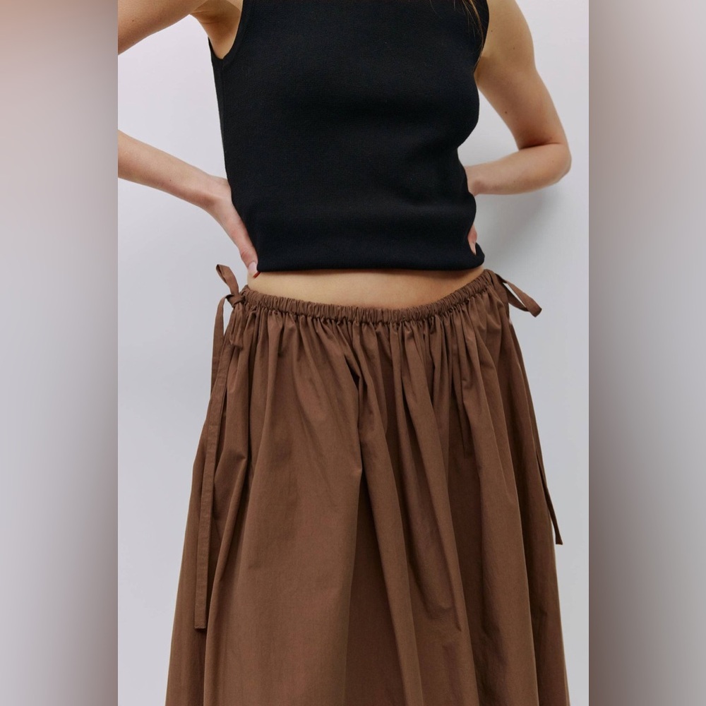 Mod Ref A-Line Kiana Skirt in Brown - Size Small *Brand New - Picture 5 of 11